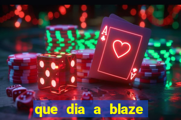 que dia a blaze paga o cashback